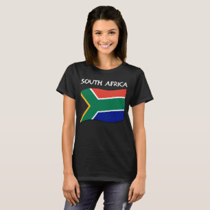 Südafrikanischer Flaggen-T - Shirt - Damen II