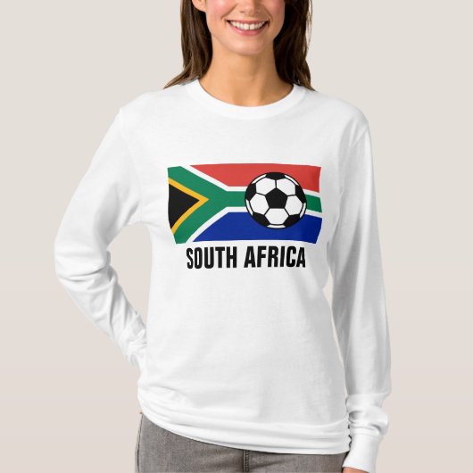Südafrikanischer Fußball T-Shirt (Vorderseite)