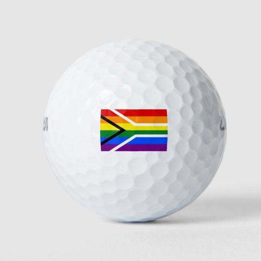Südafrikanischer Gay Pride Golfball (Vorderseite)