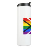 Südafrikanischer Gay Pride Thermosbecher (Nach links gedreht)