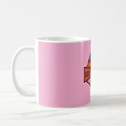 Südafrikanischer Geist des Abenteuers Kaffeetasse (Links)