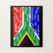 Südafrikanischer Jargon-Puzzle Puzzle (Vertikal)