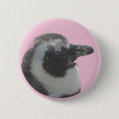 Südafrikanischer Pinguin-kundengerechter Knopf Button (Vorderseite)