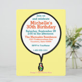 Südafrikanischer sprechender Ms-Pinguin personalis Einladung (Stehend Vorderseite)