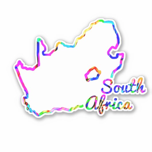 Südafrikanischer Sticker (Vorderseite)