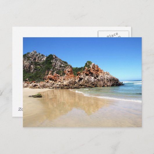 Südafrikanischer Strand Postkarte (Vorne/Hinten)