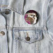 Südafrikanischer Strauß-Gesichts-Knopf Button (Beispiel)