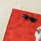 Südafrikanischer Straußenstrand Strandtuch (Beispiel)