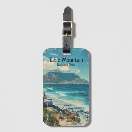 Südafrikanischer Tafelberg-Nationalpark Gepäckanhänger (Vorderseite Vertikal)