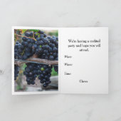 Südafrikanischer Weinberg Karte (Innenseite)