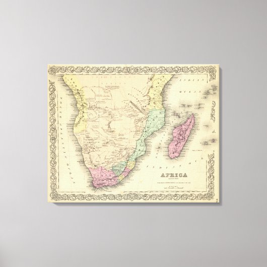 Südafrikanisches Blatt Leinwanddruck (Vorderseite)