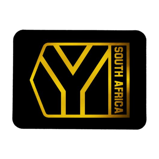 Südafrikanisches Emblem Magnet (Horizontal)