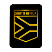 Südafrikanisches Emblem Magnet (Vertikal)