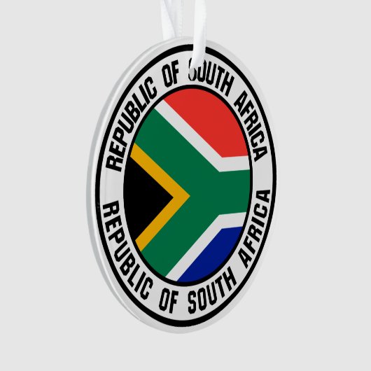 Südafrikanisches Emblem Ornament (Vorderseite)