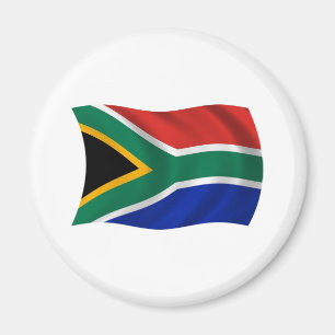 Südafrikanisches Flaggenmagnet Magnet