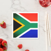 Südafrikanisches Flaggenpapier Napkins Serviette (Beispiel)