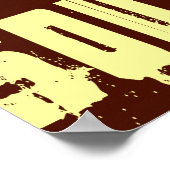 Südafrikanisches Fußballposter Poster (Ecke)