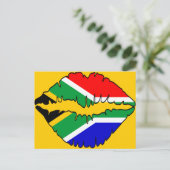 Südafrikanisches Kiss-Thema Postkarte (Stehend Vorderseite)