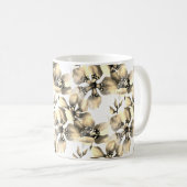 Südafrikanisches Nahtloses Blumenthema Kaffeetasse (VorderseiteRechts)