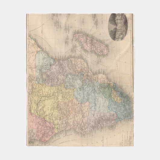 Südafrikanisches Party Fleecedecke (Vorderseite)