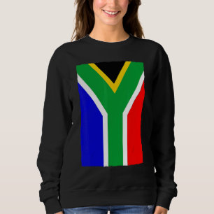 Südafrikanisches Retro-Vintage Nationalflagge Süd Sweatshirt