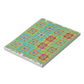 Südafrikanisches Stammeskunstdesign Notizblock (Rotiert)