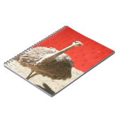 Südafrikanisches Straußenband Notizblock (Linke Seite)