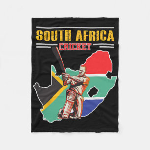 Südafrikanisches Tsman-Shirt - Südafrika Cricket C Fleecedecke