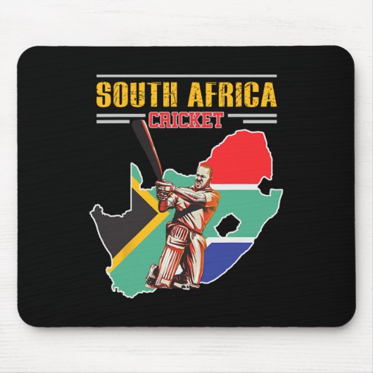 Südafrikanisches Tsman-Shirt - Südafrika Cricket C Mousepad (Vorne)
