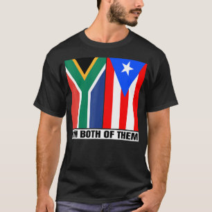 Südafrikanisches und puerto-amerikanisches Erbe Sü T-Shirt