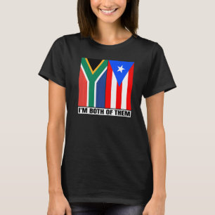 Südafrikanisches und puerto-amerikanisches Erbe Sü T-Shirt