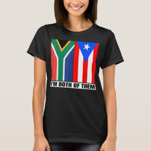 Südafrikanisches und puerto-amerikanisches Erbe Sü T-Shirt