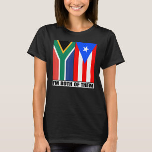 Südafrikanisches und puerto-amerikanisches Erbe Sü T-Shirt