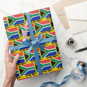 Südafrikanisches Wrapping Paper, Patriot der afrik Geschenkpapier