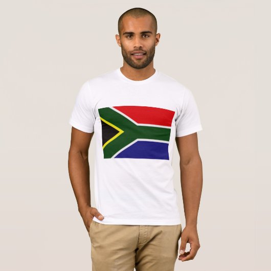 Südafrikas Flagge T-Shirt (Vorne ganz)