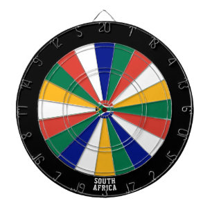 Südafrikas Flaggenpatrons Bullseye Dartscheibe