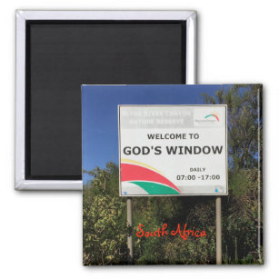 Südafrikas Gottes Fenster Magnet