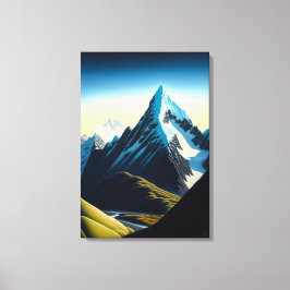 Südalpen Neuseelands - Canvas Print Leinwanddruck