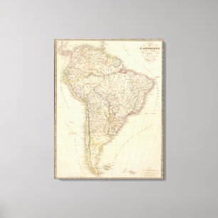 Südamerika 10 leinwanddruck