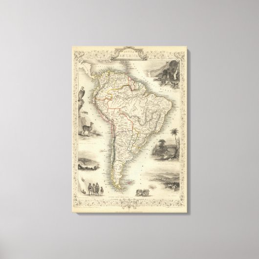 Südamerika 15 leinwanddruck (Vorderseite)