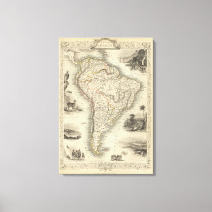 Südamerika 15 leinwanddruck
