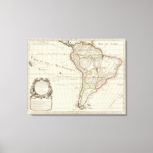 Südamerika 15 leinwanddruck (Vorderseite)