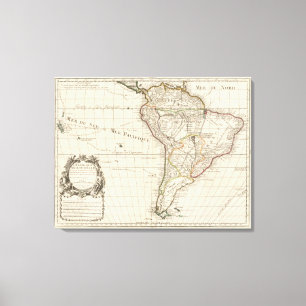 Südamerika 15 leinwanddruck