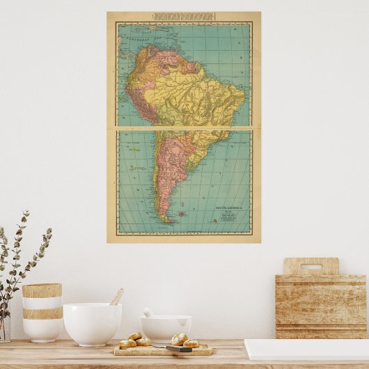 Südamerika 16 poster (Küche)