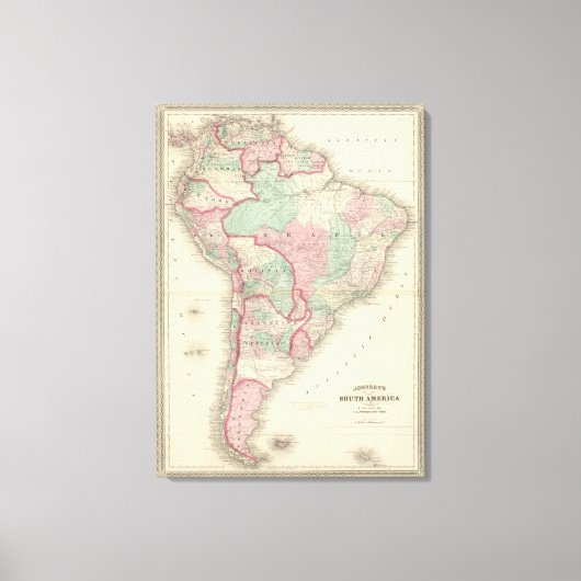 Südamerika 17 leinwanddruck (Vorderseite)