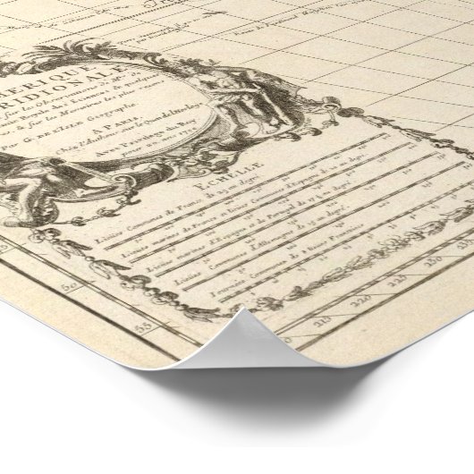 Südamerika 17 poster (Ecke)