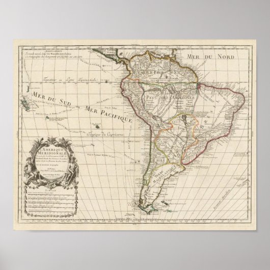 Südamerika 17 poster (Vorne)