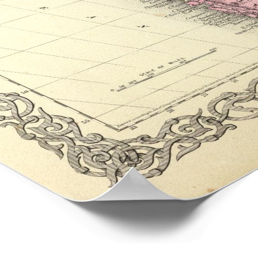 Südamerika 17 poster (Ecke)