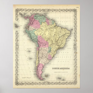 Südamerika 17 poster