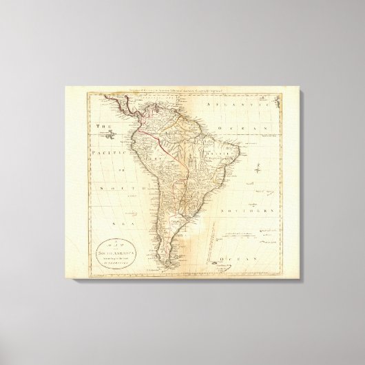 Südamerika 18 leinwanddruck (Vorderseite)